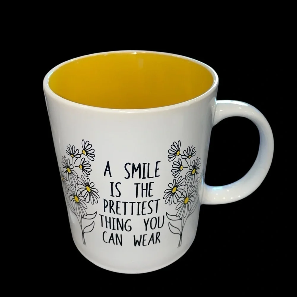 Fisher Products Mug – 16oz Stoneware-A Smile is the Prettiest Thing You Can Wear